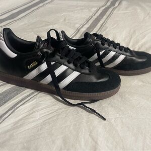 Brand new Adidas Sambas. Never worn. Too big and don’t have box to return.